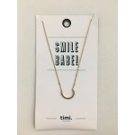 Timi Ketting half circle goud 